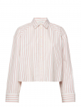 Calvin Klein Jeans - Yd Stripe Boxy Cropped Shirt - Pikkade varrukatega - XXS
