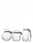 ERNST - Glassvases 3-P - Vases - ONE SIZE