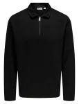 ONLY & SONS - Onsnewkodyl Reg Half Zip Polo Sweat Vd - Pikkade varrukatega - XL