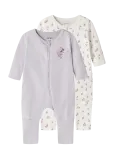 Name It - Nbfnightsuit 2P Zip Ff Flower Noos - Pidžaama kombinesoonid - 56