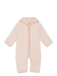 Huttelihut - Pram Suit Ears Cot. Fleece - Fliisist kombinesoonid - 98