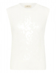 Cream - Croluki Knit Slipover - Varrukateta - L