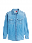 Tommy Jeans - Reg Wstrn Denim Shirt Ext Bj8018 - Teksas&auml;rgid - S