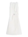 Tommy Hilfiger - Vis/Linen Belted Midi Ns Dress - P&otilde;lveni ja midi - S