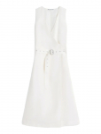 Tommy Hilfiger - Vis/Linen Belted Midi Ns Dress - P&otilde;lveni ja midi - XL