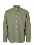 Selected - Slmregclay Linenblend Ls Shirt Cla Noos - Vabaaja s&auml;rgid - XXL