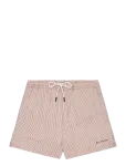 Knowledge Cotton Apparel - Mid-Thigh Seersucker Swimshorts - L&uuml;hikesed p&uuml;ksid - S