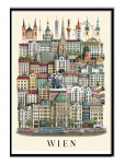Martin Schwartz - Wien Small Poster - Linnad ja kaardid - 29.7X42CM