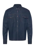 NEUW - Denim Overshirtindigo - Teksas&auml;rgid - XL