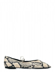 ALOHAS - Sway Indo Beige Leather Ballet Flats - Baleriinad - 36