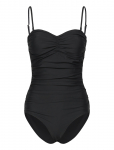 GANNI - Recycled Core Solid Gathered Swimsuit - Ujumisriided - 34