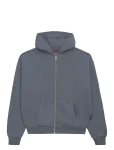 Prohibited - Oversized Zip-Hoodie Grey Melange - Kapuutsiga pusad - M