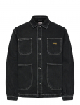 Stan Ray - Coverall Jacket - Washed Black Denim - Voodrita teksatagid - XL