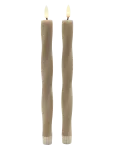Sirius Home - Nordisk Skulptur, Sille Twist &Oslash;2X26 Cm, Light Caramel - LED-k&uuml;&uuml;nlad - ONE SIZE