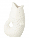 J-Line - Flwrpot Fish Outdoor Magn Wh S - Lillepotid - H35CM