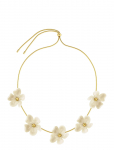 Edblad - Wildflower Necklace Gold/White One Size - Statement kaelakeed - ONE SIZE 0 - 70 cm