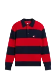 Tommy Jeans - Tjm Striped Polo Sweater - Pikkade varrukatega kootud polos&auml;rgid - M