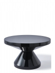 POLSPOTTEN - Coffee Table Zig Zag Black - Kohvilauad - &Oslash;60X H35CM