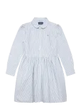 Ralph Lauren Kids - Striped Cotton Oxford Shirtdress - Pikkade varrukatega vabaajakleidid - 117-123