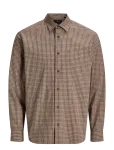 Jack & Jones - Jprblaedward Dobby L/S Shirt - Vabaaja s&auml;rgid - XL