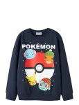 Name It - Nkmseven Pokemon Nreg Sweat Bru Sky - Dressipluusid - 116