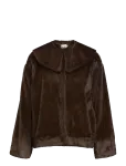 Object - Objcarla Collar Short Jacket 146 - Kunstkarusnahk - 44