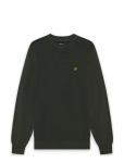 Lyle & Scott - Panelled Waffle Crew Neck Jumper - &Uuml;mara kaelusega - S