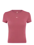 Nike - W Nsw Nk Chll Knt Md Crp - Spordi l&uuml;hikeste varrukatega l&uuml;hikesed topid - S