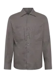 Oscar Jacobson - Straight Fit Cuban Winter Twill Shirt - Flanellist s&auml;rgid - XXXL