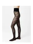 Swedish Stockings - Kitty Romb Pointelle Tights - Sukkp&uuml;ksid - XL