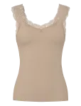 Pieces - Pcbarbera Lace Top Jrs Noos Bc - Varrukateta - XXL
