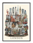 Martin Schwartz - London Small Poster - Linnad ja kaardid - A3