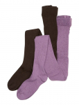 Minymo - Stocking - Solid Rib 2-Pack - Sukkp&uuml;ksid - 140\146