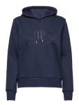 Gant - Reg Tonal Shield Hoodie - Kapuutsiga pusad - XXL