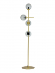 Dyberg Larsen - Como Gulvlampe R&oslash;g/ Messing - P&otilde;randalambid - H34CM
