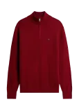 Tommy Hilfiger - Pima Org Ctn Cashmere Zip Mock - Poolpika lukuga džemprid - XXL