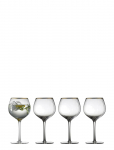 Lyngby Glas - Gin & Tonic Glas Palermo Gold 65Cl 4Stk - Džinniklaasid - 65 cl