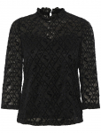 Cream - Crgila Lace Blouse With Lining - Pikkade varrukatega - 36