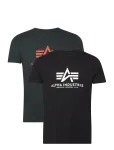 Alpha Industries - Basic T-Shirt Bl 2 Pack - L&uuml;hikeste varrukatega - M