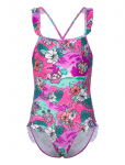 Speedo - Girls Learn To Swim Printed Frill Thinstrap - Ujumisriided - 3