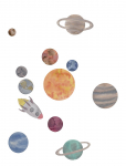 That's Mine - Wallstickers Solar System - Nature - ONE SIZE