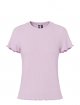 Pieces - Pcnicca Ss O-Neck Top Jrs Noos - L&uuml;hikeste varrukatega - S