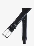 Portia 1924 - Black Leather Belt - Klassikalised v&ouml;&ouml;d - 100 cm