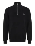 Fred Perry - Waffle Stitch Half Zip Jmpr - Poolpika lukuga džemprid - L