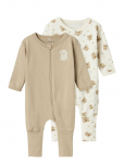 Name It - Nbnnightsuit 2P Zip Ff Jet Bear Noos - Pidžaama kombinesoonid - 56