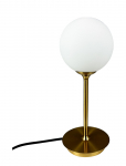 Dyberg Larsen - Sia Bordlampe Med Kuppel Og Messing Fod - Laualambid - ONE SIZE