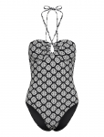 Gant - Monogram Print Swimsuit - Ujumisriided - S