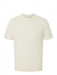 Selected - Slhtray Ss Knit Merino Crew Neck Noos - L&uuml;hikeste varrukatega - S