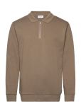 Lindbergh - Jersey Pique W Zip L/S - Pikkade varrukatega - M