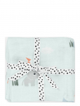 Done By Deer - Burp Cloth 2-Pack Playground Blue - Musliinlapid - 65X 65CM
